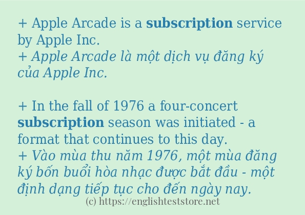 subscription có bao nhiêu cách dùng?