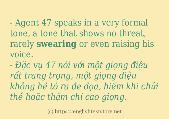 swearing có bao nhiêu cách dùng?