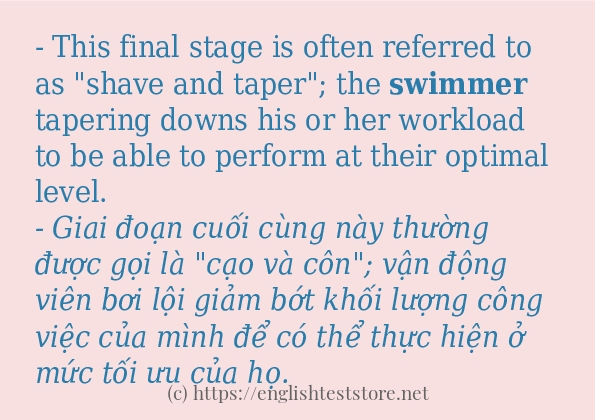 swimmer cách dùng và câu ví dụ swimmer cách dùng và câu ví dụ