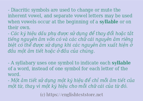 syllable các cách dùng và câu ví dụ syllable các cách dùng và câu ví dụ