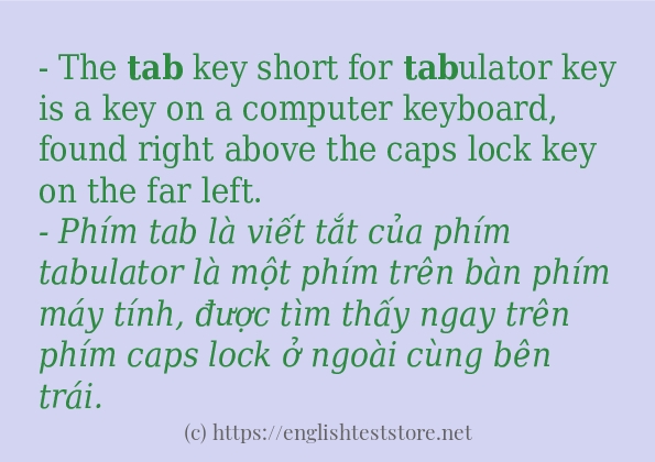 tab sử dụng như thế nào? tab sử dụng như thế nào?