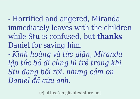 thanks dùng như thế nào? thanks dùng như thế nào?