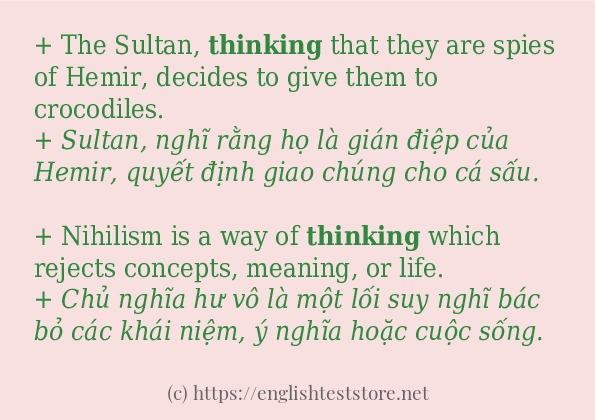 thinking sử dụng như thế nào? thinking sử dụng như thế nào?
