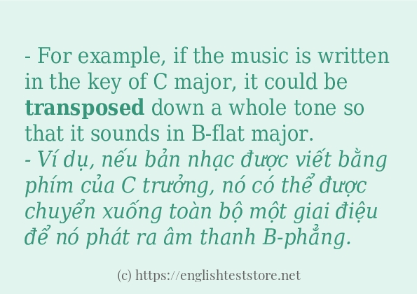 transposed có bao nhiêu cách sử dụng?