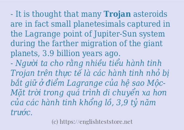 trojan cách dùng và ví dụ trong câu