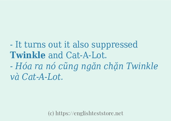 twinkle các cách dùng và câu ví dụ twinkle các cách dùng và câu ví dụ