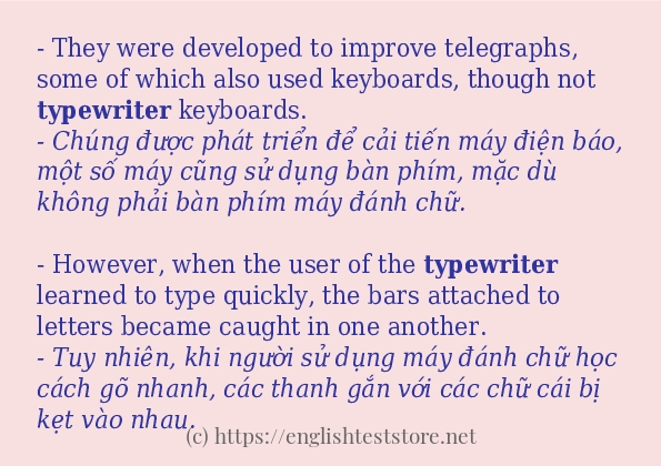 typewriter có bao nhiêu cách sử dụng?