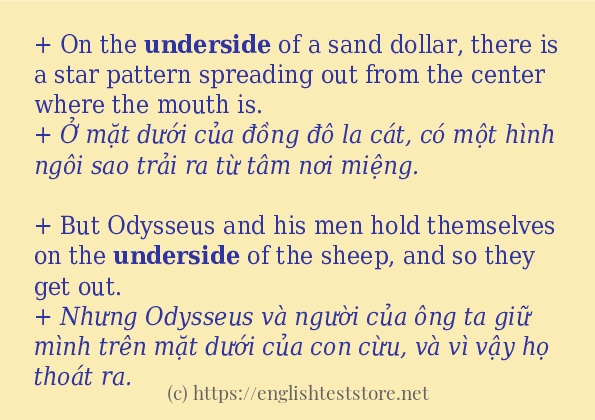 underside cách dùng trong câu và ví dụ underside cách dùng trong câu và ví dụ