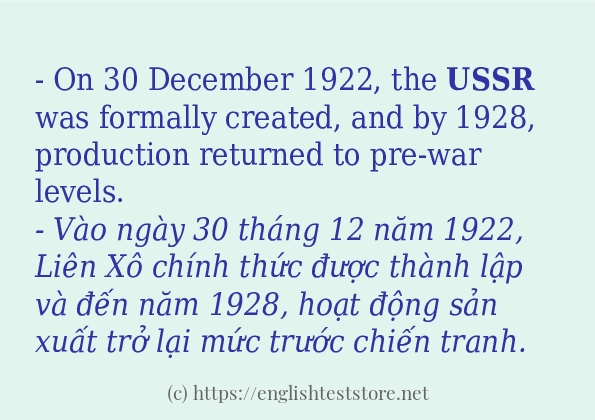 ussr dùng như thế nào?