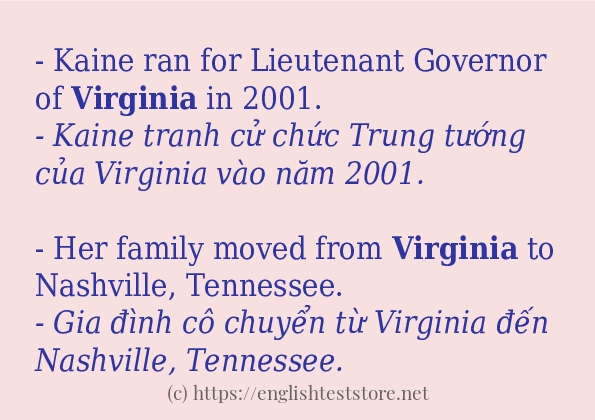 virginia cách dùng và câu ví dụ