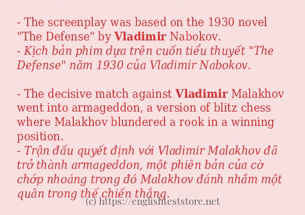 vladimir sử dụng như thế nào?