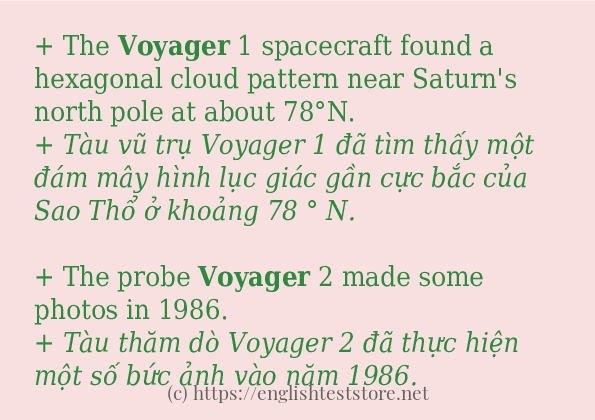 voyager cách dùng và ví dụ trong câu