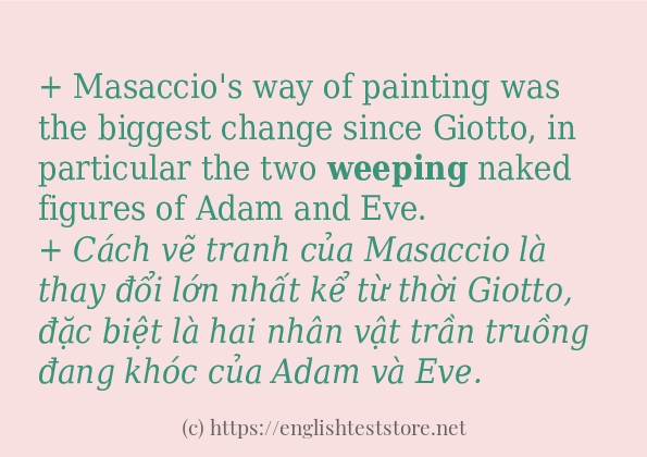 weeping dùng như thế nào?