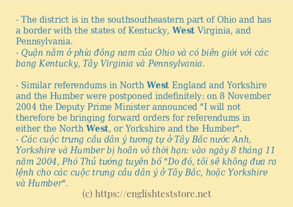 west sử dụng như thế nào?