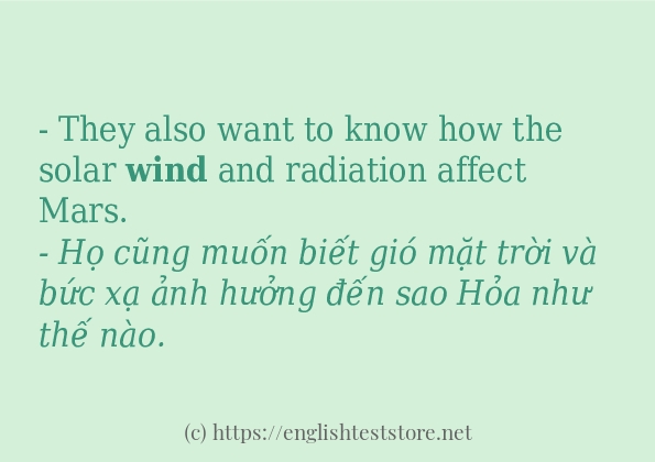 wind các ví dụ và câu điển hình