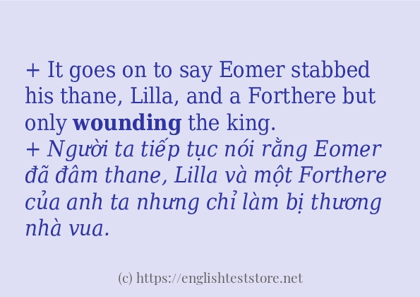wounding có bao nhiêu cách sử dụng?