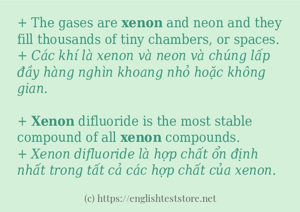 xenon sử dụng như thế nào?