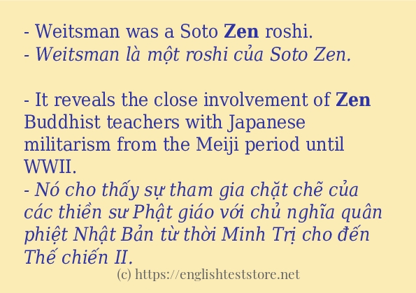 zen sử dụng như thế nào?