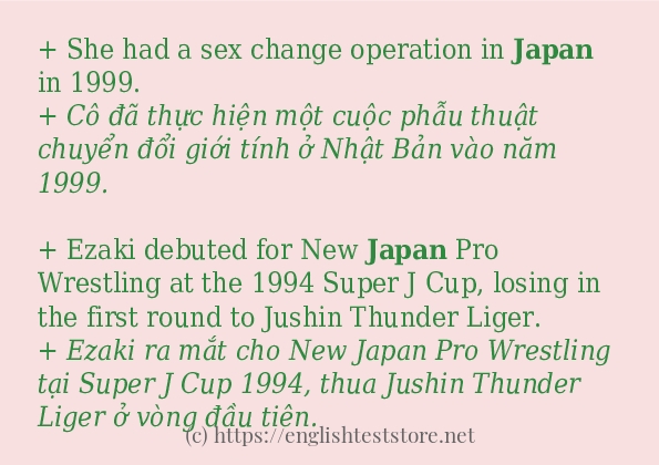 Japan sử dụng như thế nào?