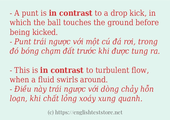 in contrast có bao nhiêu cách dùng?